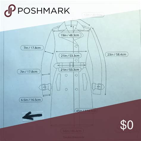 trencz burberry|burberry trench coat measurement chart.